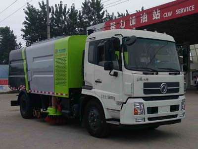 程力威牌CLW5160TSLD5型扫路车