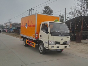 东风杂项危险物品厢式运输车（蓝牌）