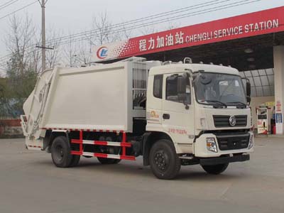 程力威牌CLW5160ZYST5型压缩式垃圾车