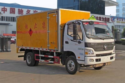 福田易燃液体厢式运输车