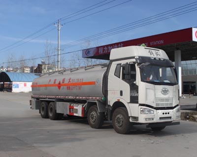 程力威牌CLW5310GRYLC5型铝合金易燃液体罐式运输车